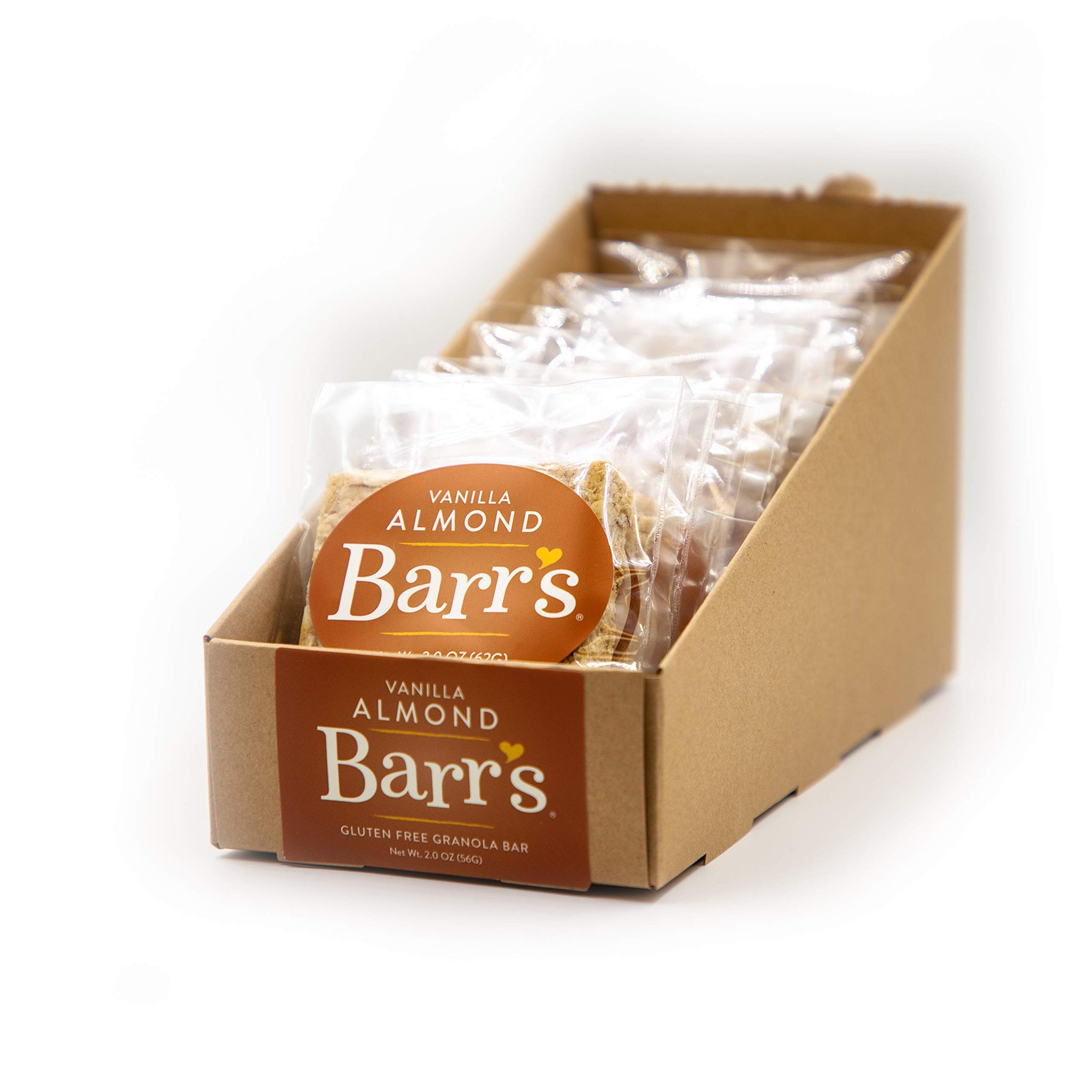 Mrs. Barr’s Natural Foods Granola Bars | Vanilla Almond | Certified Organic Gluten Free Oats | Soft Texture | Small Batch | Gourmet Quality | Real