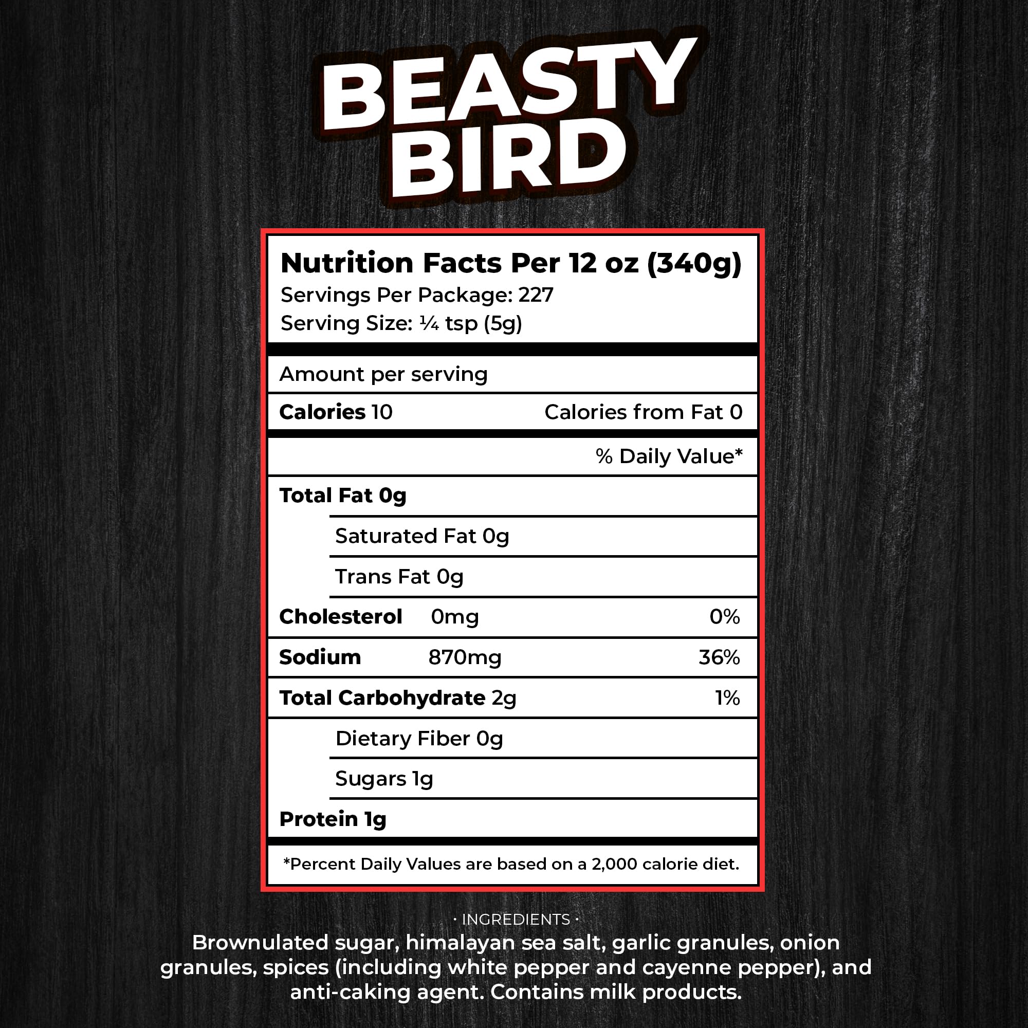 John Paine Beast Bird Chicken Seasoning: Award-Winning BBQ Seasonings and Rubs - Sweet and Spicy Flavor, Ideal for Chicken BBQ Rub Seasoning And All