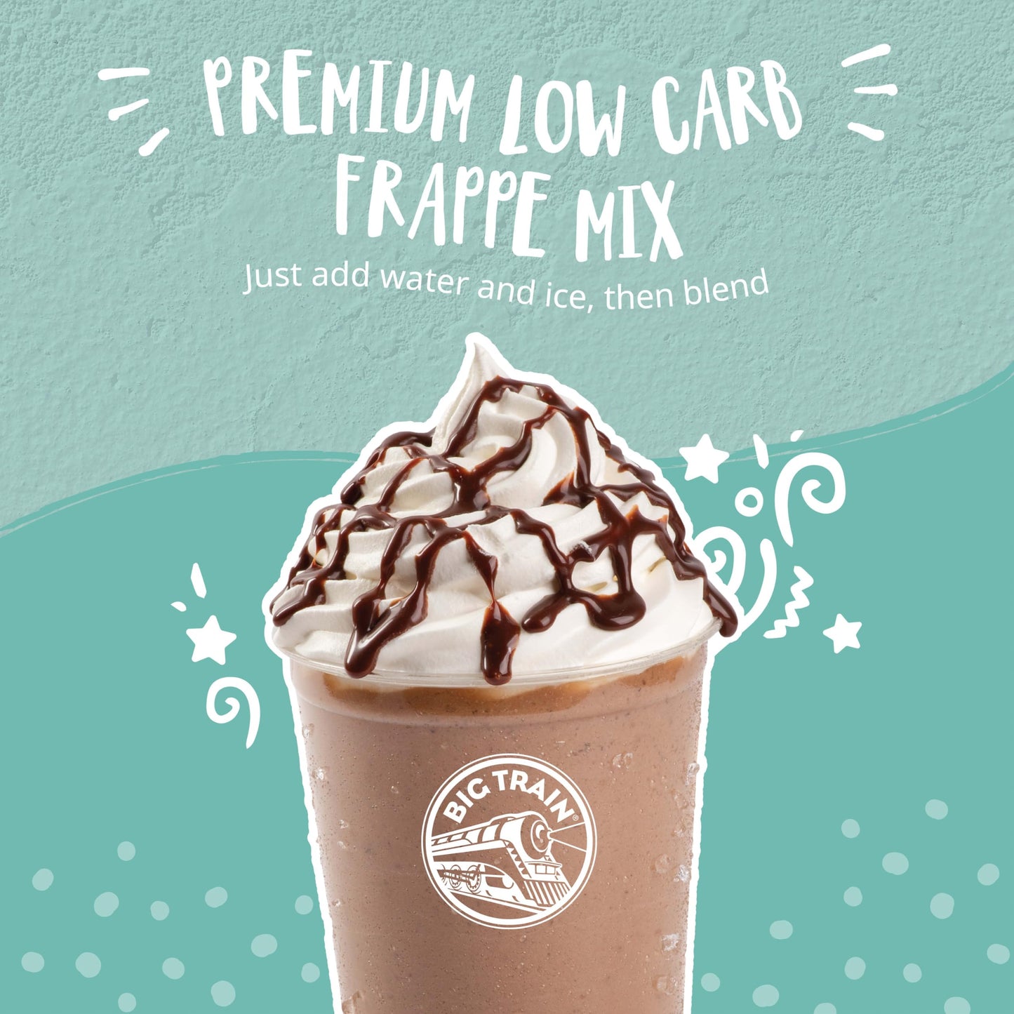 Big Train Low Carb Vanilla Latte Blended Ice Coffee, 1.85 Pound (Pack of 2)