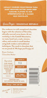 Fruition Chocolate Works Brown Butter 43% Milk Chocolate Bar, 2.12 OZ