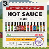 Butterfly Bakery of Vermont Heady Topper Beer Hot Sauce, 5 fl oz