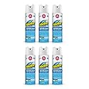 OdoBan Ready-to-Use 360-Degree Continuous Spray Disinfectant and Harsh Aroma Eliminator, Fabric and Air Freshener, 6 Pack, 14.6 Ounces Each, Fresh
