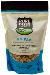 Pure Bliss Organics, My Fav Organic Granola (French Almond Vanilla) Pouch, 11 oz