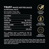 TRUFF Hot Sauce with White Truffle and Jalapeño, More Heat and Agave Nectar, 6 oz