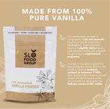 Slofoodgroup - Madagascar Vanilla Bean Powder - [ 16 oz.] - Made from Premium Whole Ground Grade A Vanilla Beans from Madagascar - For Cooking