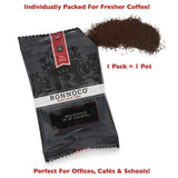 Ronnoco Signature Private Estate, Handcrafted Ground Coffee Fraction Packs, Medium Roast, Single Pot Bags for Drip Coffee Makers, Individual Packets