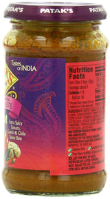 PATAKS PASTE CURRY VINDALOO, 10 OZ