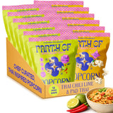 Party Of Thai-Inspired Popcorn Variety Pack - 6 Chili Lime + 6 Pad Thai Mini Size Bags - Bold, Tangy, Spicy, and Savory Flavored Popped Popcorn Snack