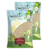 Hulled Sesame Seeds, 18 Pounds - Non-GMO Verified, Whole Raw White Sesame Seeds, Kosher and Vegan, Unroasted, Bulk Sesame. High in Magnesium, Iron