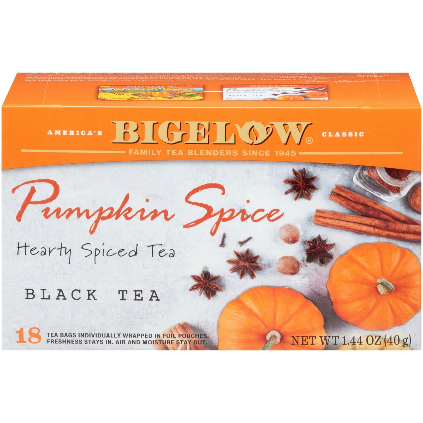Bigelow Tea Pumpkin Spice Tea 18 Count