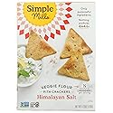 Simple Mills Veggie Pita Crackers, Himalayan Salt - Gluten Free, Vegan, Healthy Snacks, Paleo Friendly, 4.25 Ounce (Pack of 1)