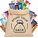 Snack Bar Variety Box - 50 Count Protein and Energy Bars Assortment - Individually Wrapped Breakfast, Meal Replacement & Snack Bars by Stuff Your Sack