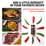 My Secrets Peggy's Food Pica Pica Spicy Blend - Premium Gourmet Seasoning with Jalapeño, Chili, and Scotch Bonnet Pepper - All-Purpose Heat