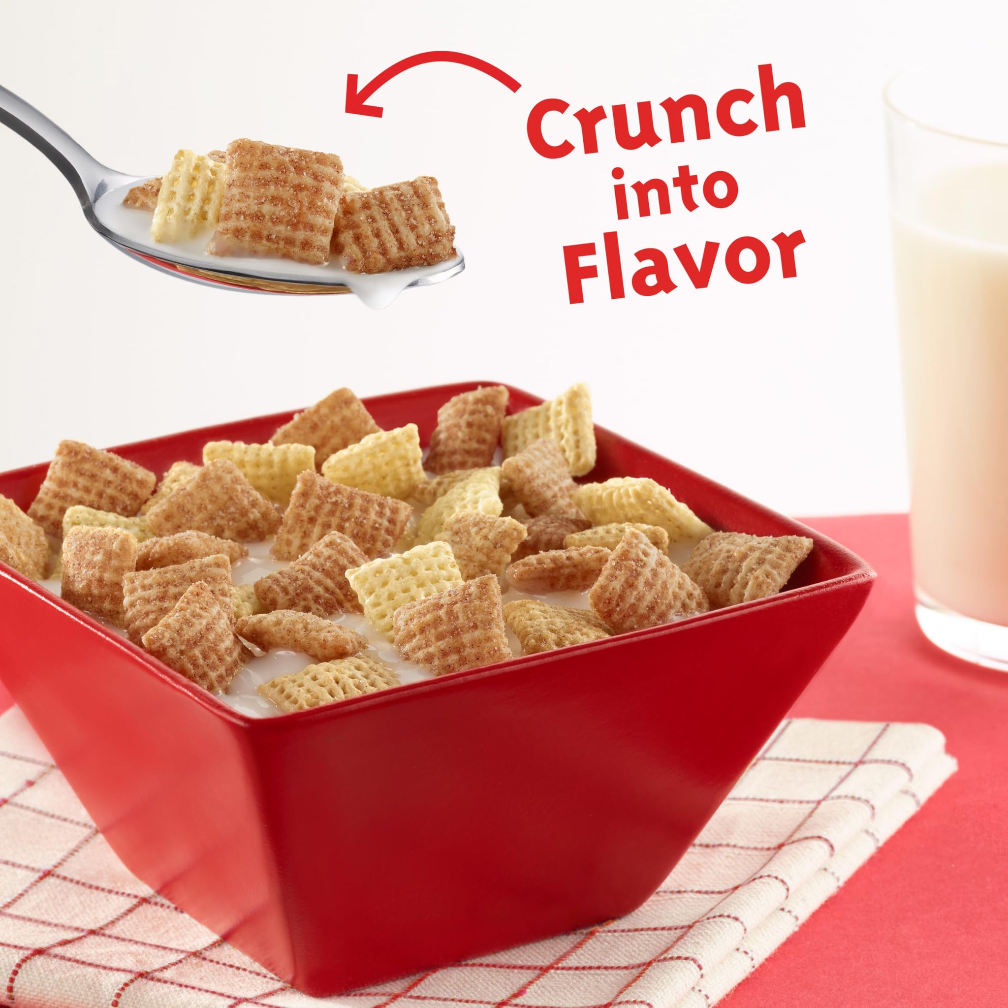 Cinnamon Chex Cereal, Gluten Free Breakfast Cereal, Made with Whole Grain, 12 oz