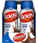 Boost Plus Complete Nutritional Drink Chocolate, 8 Fl Oz (Pack of 1)
