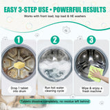 BLASTIX Washing Machine Cleaner 30 Tablets, Formulated for Pet Owners, Deep Cleaning for Front & Top Loader HE Laundry Machine, Extra 73.7%
