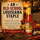 Cajun Chef Louisiana Hot Sauce 6 oz (Pack of 2) - Cajun Cayenne Pepper Sauce with Mild Heat, Louisiana Style Hot Sauce for Gumbo, Seafood, Soups