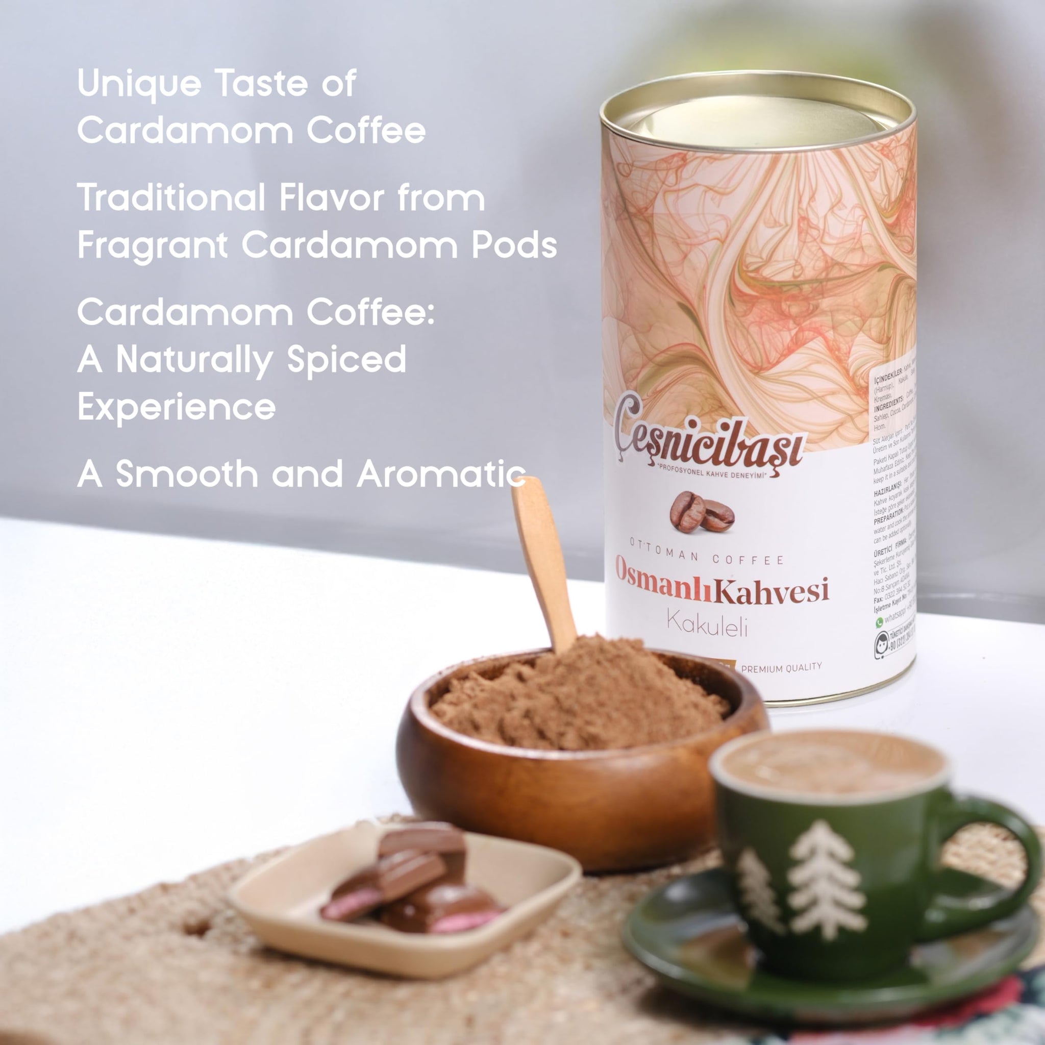 Turkish Ground Coffee, 8.8 oz (250 g) (Ottoman-Coffee)