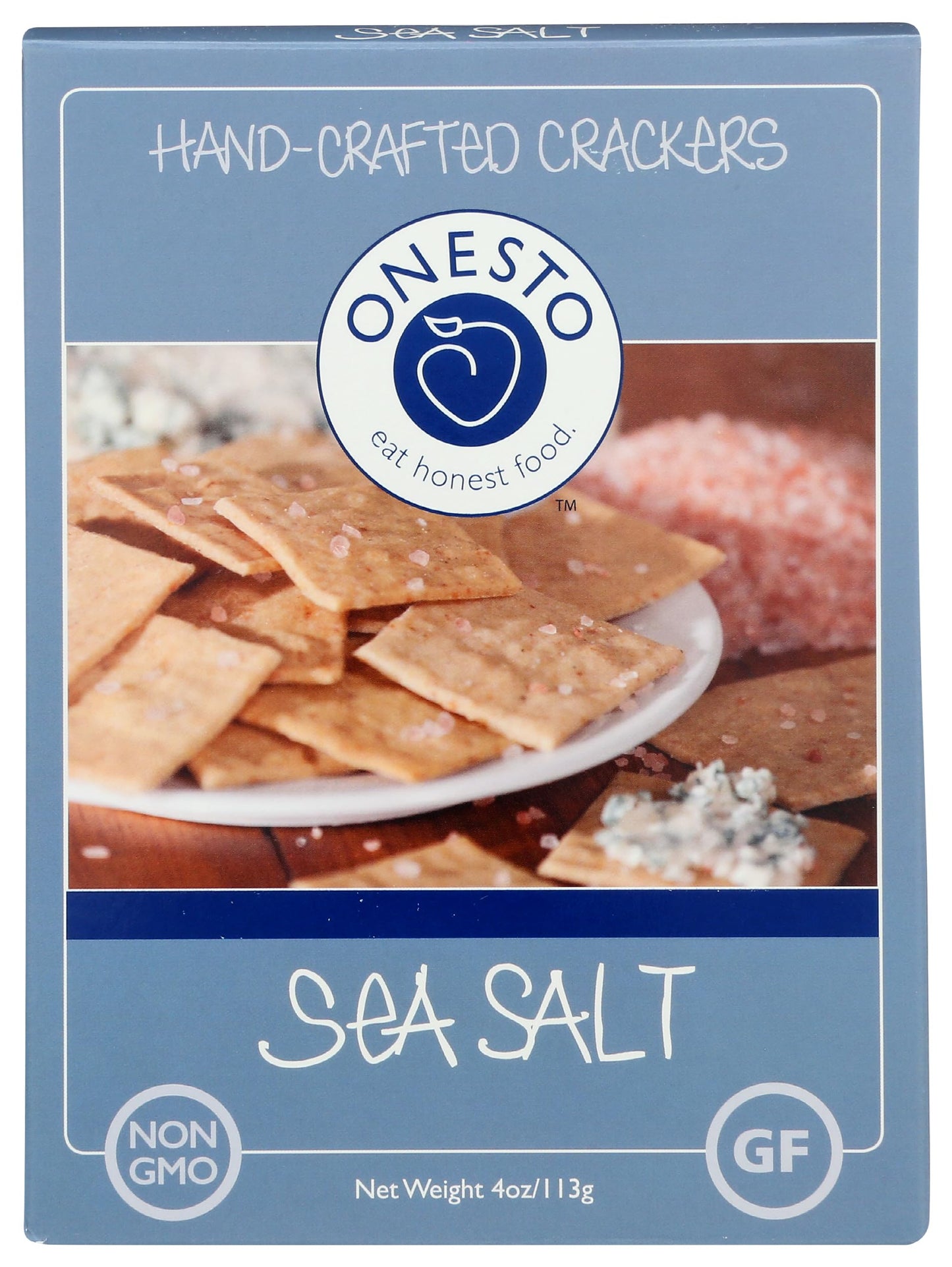 ONESTO Sea Salt Crackers, 4 OZ