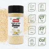 Badia Onion Powder, 9.5 oz - Pure Ground Onion Seasoning, Bold Sweet Savory Flavor, Gluten Free, No MSG, Kosher