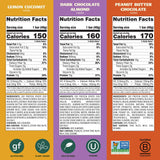 Simply Protein - Crispy Vegan Protein Bars Variety Pack, 3 Flavors - Plant Based, Protein Snacks - 13g Protein, 2g Sugar, 7g Fiber - Gluten Free, Non