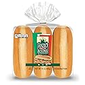 Anzio & Sons White Sub Rolls, 6 count, (2.5 oz each), Sandwich Rolls, 15 oz Bag