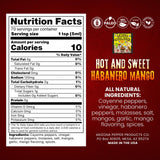 Arizona Gunslinger Habanero Mango Buffalo Wing Sauce Hot & Sweet - Spicy Condiment with Real Peppers and Mango Habanero Sauce, Organic Sweet Chili