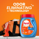 Persil Ultra Pacs Advanced Clean Oxi+Odor Power Laundry Detergent, 57 Count, No Mess, Single-Dose Laundry Soap, Fights Tough Stains & Odors, All Water