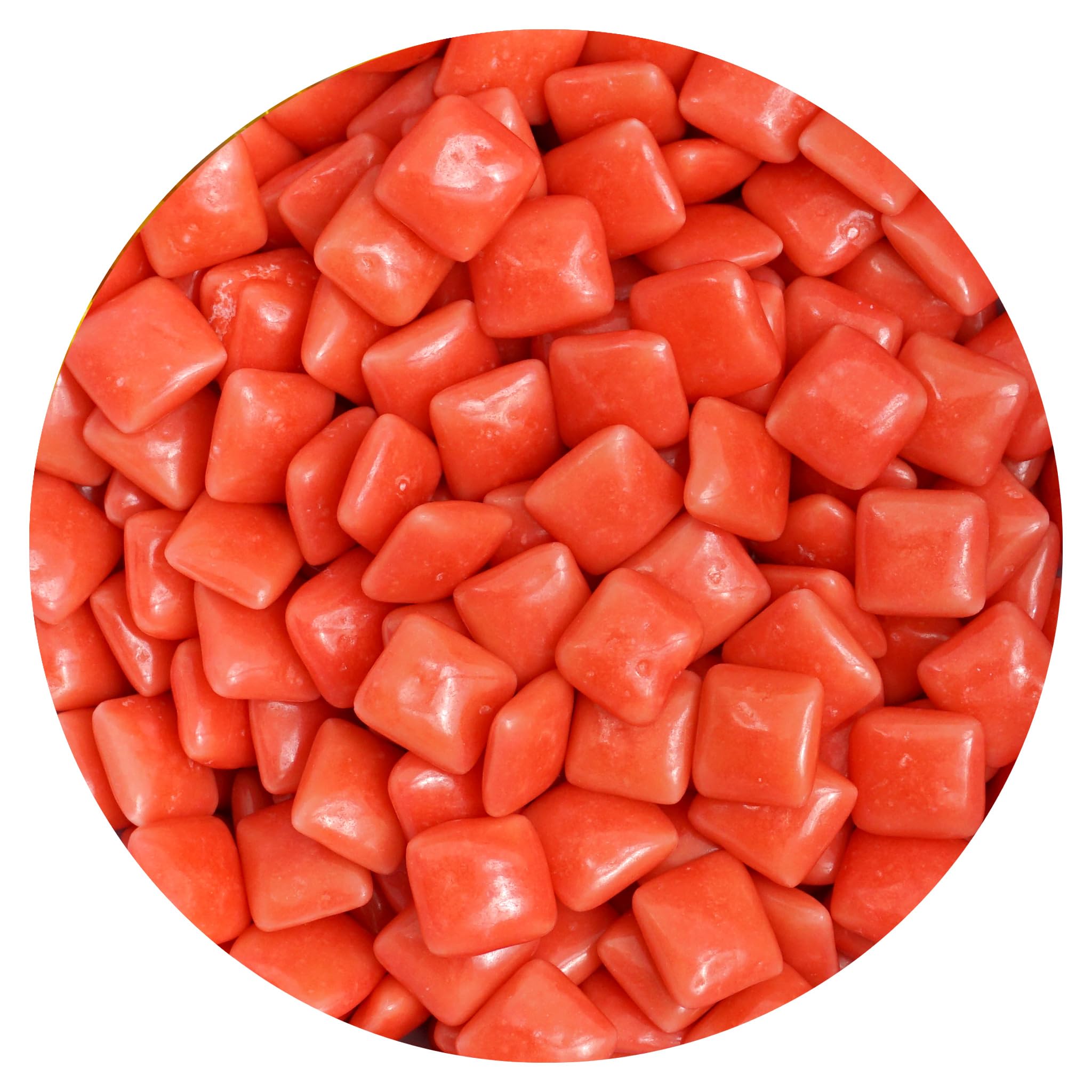 Pink Chiclets Gum, 2 Pound Bag (Approx 720), Double Bubble Pink Chicklet Gum, Candy Machine Refills, Bubble Gum