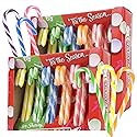 Fruit Flavored Candy Canes, Christmas Stocking Stuffers, Individually Wrapped, 24 Pieces