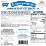 Jamaican Style Patties, Unbaked (1 Case 50 ct Spicy, 1 Case 50 ct Mild)