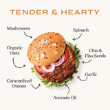 Abbot’s High-Protein Veggie Burger, Classic Smokehouse