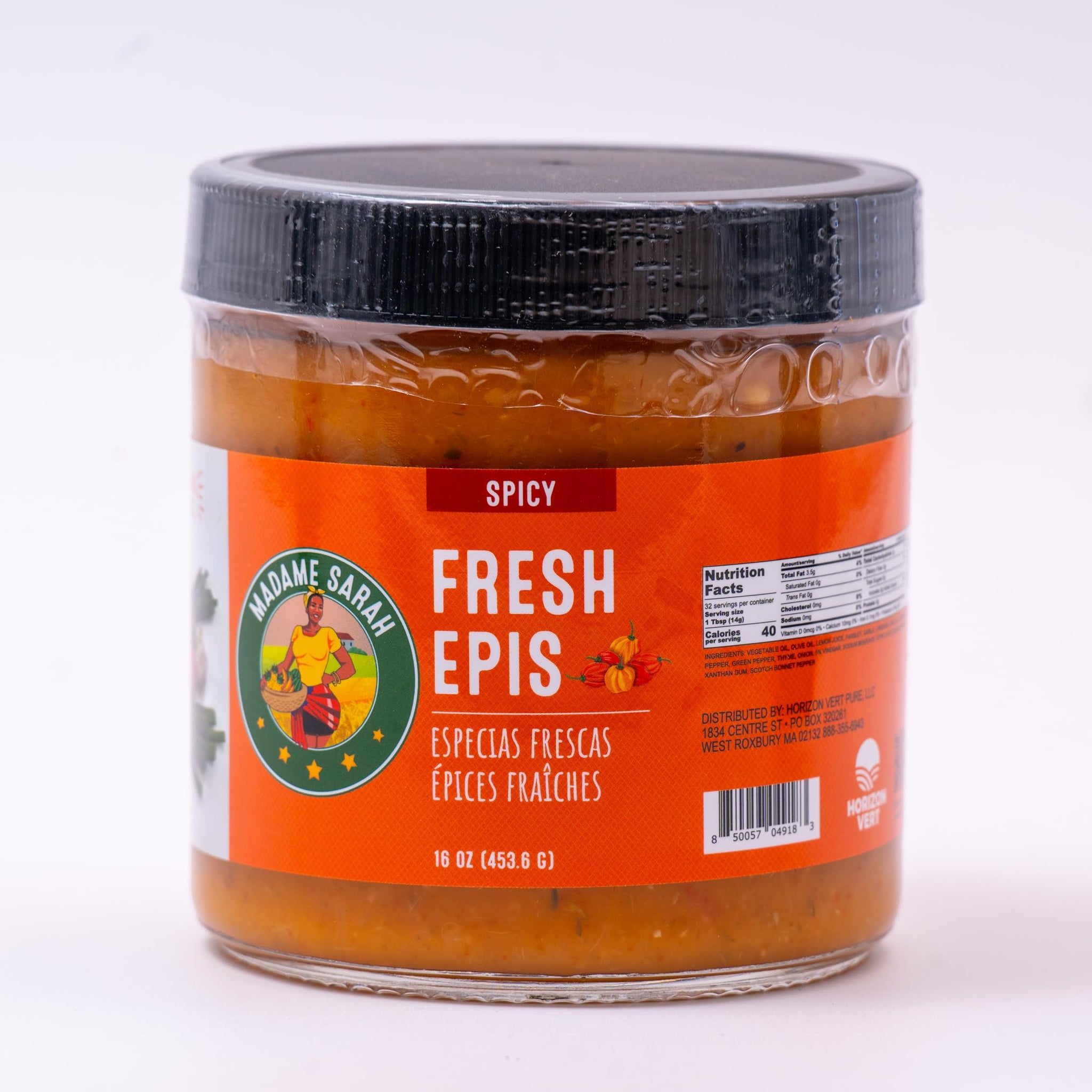 Madame Sarah Fresh Epis Variety Pack (mild, medium and spicy), 5.33 Ounce (Pack of 3)