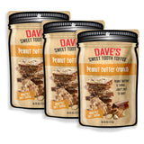 Dave's Sweet Tooth Toffee - Peanut Butter Crunch Toffee Gift Set (4 oz. x 3) - Homemade & Handmade Peanut Butter Gourmet Soft Toffee with Real Butter