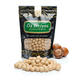 Premium Roasted Hazelnuts - Unsalted Whole Nuts for Snacking, Baking & Cooking | Dry Roasted, Heart Healthy Plant-Based Protein & Fiber | 8.8 oz Bag