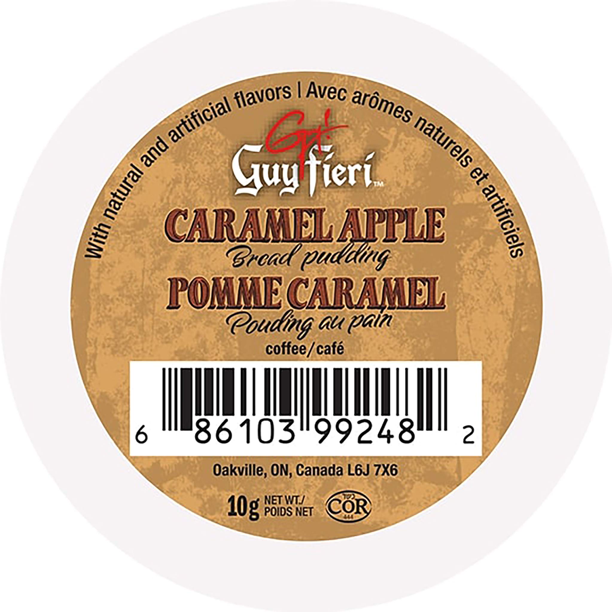Guy Fieri Flavortown Coffee Pods, Caramel Apple Bread Pudding Flavored Coffee, Medium Roast Coffee, Single Serve for Keurig K Cups Machine, 24 Count…