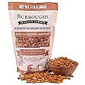 Burroughs Family Farms 3 lb USDA Organic Raw Almonds - First Regenerative Organic Certified Farm - Gluten-Free, Non-GMO, Vegan, Paleo & Keto-Friendly