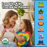 Snakkidz Organic Chewy Granola Bars for Kids, Allergen-Free, Nut-Free, Gluten-Free, Low Sugar Snack Bars Made with Avocado Oil, Individually Wrapped