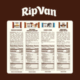 Rip Van Variety Discovery Pack (7 Count) - Low Sugar Healthy Snack Sampler - Includes Romeos, Leos, Dutch Caramel Stroopwafels, Chocolate Hazelnut