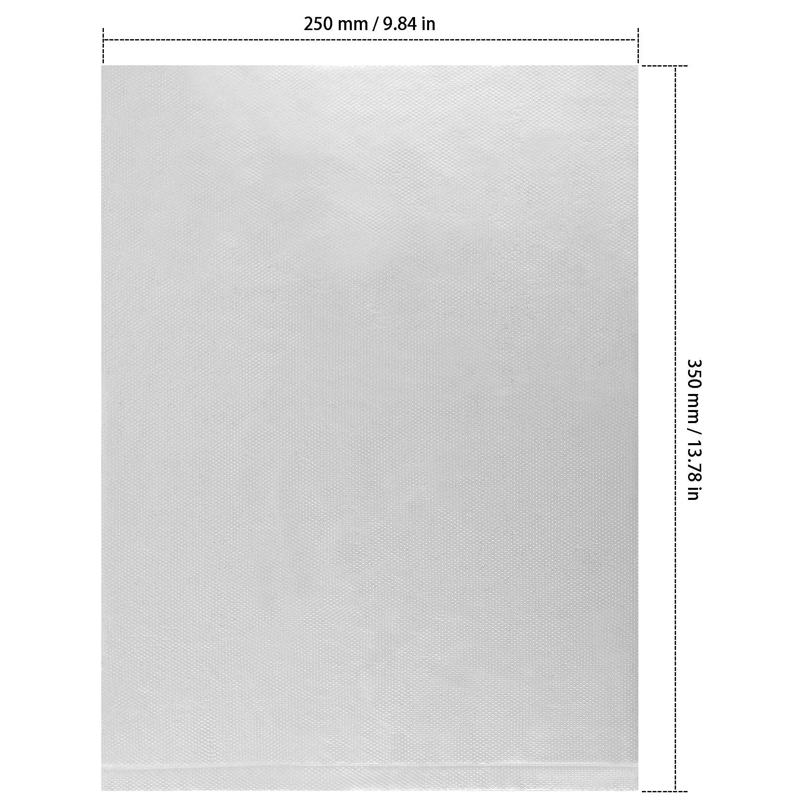 ZEONHAK 1000 Count 10 x 14 Inches Plastic Produce Bags, Clear Plastic Produce Bag Roll for Bread, Fruits, Vegetable, Kitchen, 500 Bags x 2 Rolls
