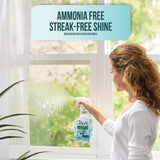 Mean Green Glass Cleaner Spray, Fresh Scent, 24 oz - Streak-Free Shine, Ammonia-Free, Windows, Mirrors, Glass & Chrome Surfaces