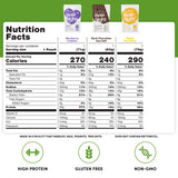 Oats Overnight Vegan Variety Pack - High Protein, High Fiber Breakfast Protein Shake - Gluten Free Oatmeal, Non GMO Protein Oatmeal - Banana Bread