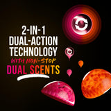 Downy Unstopables Fusions Scent Duos Laundry Scent Booster Beads, Sunset and Citrus Scent, 21.1 OZ, 24hr non-stop freshness with 2 in 1 dual scent