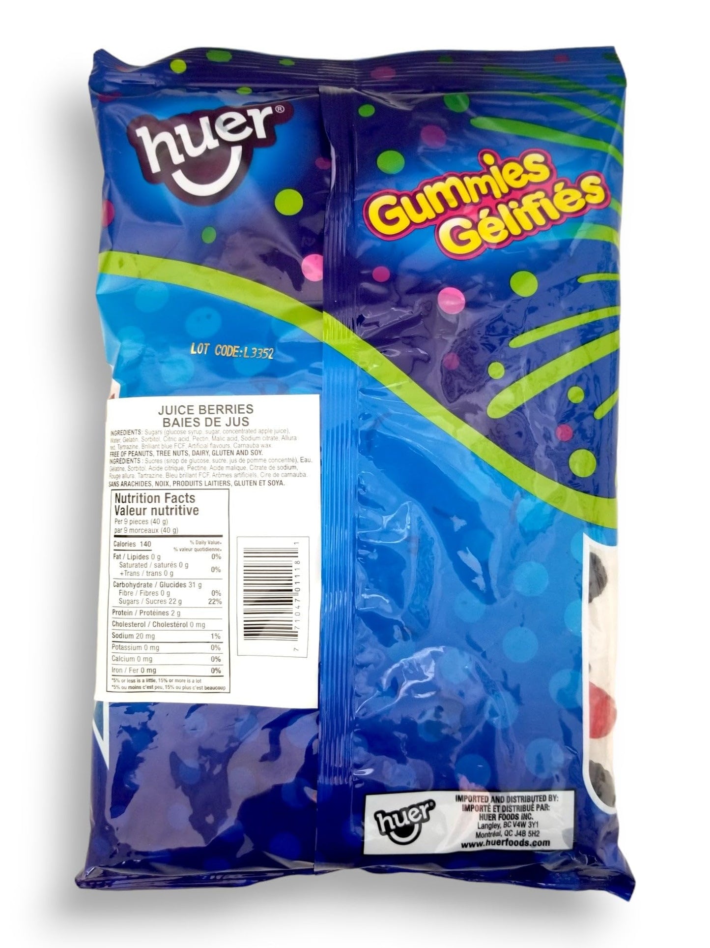 Huer Juice Berries Gummies, 1kg/2.2 lb