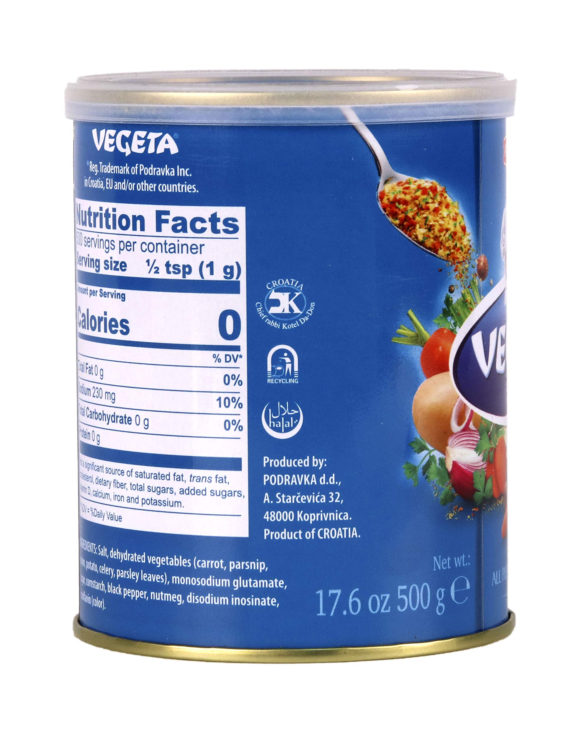 Vegeta Gourmet Seasoning Tin, 17.5 oz.