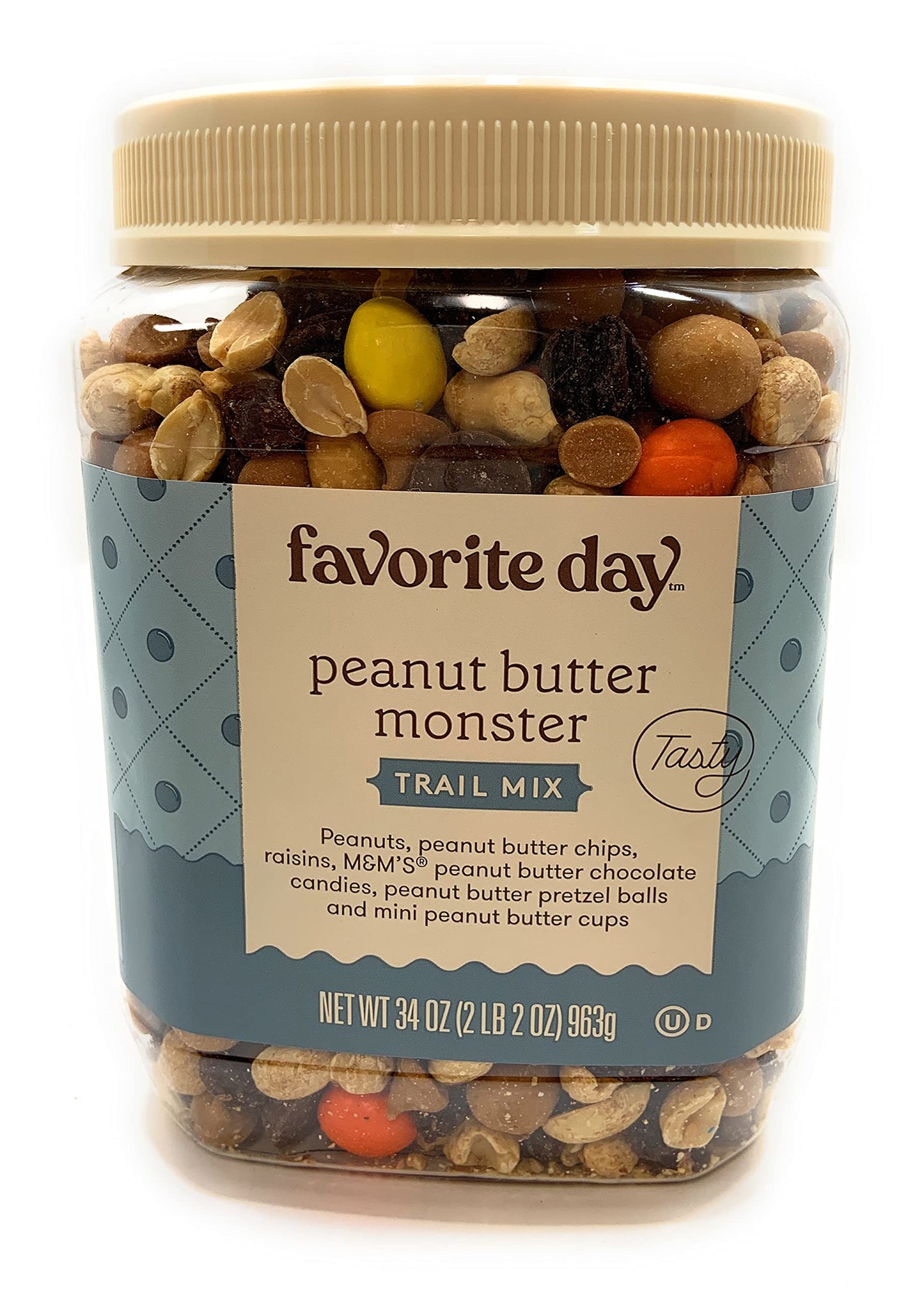 Favorite Day Peanut Butter Monster Trail Mix, 34 oz., 2.1 Pound (Pack of 1)