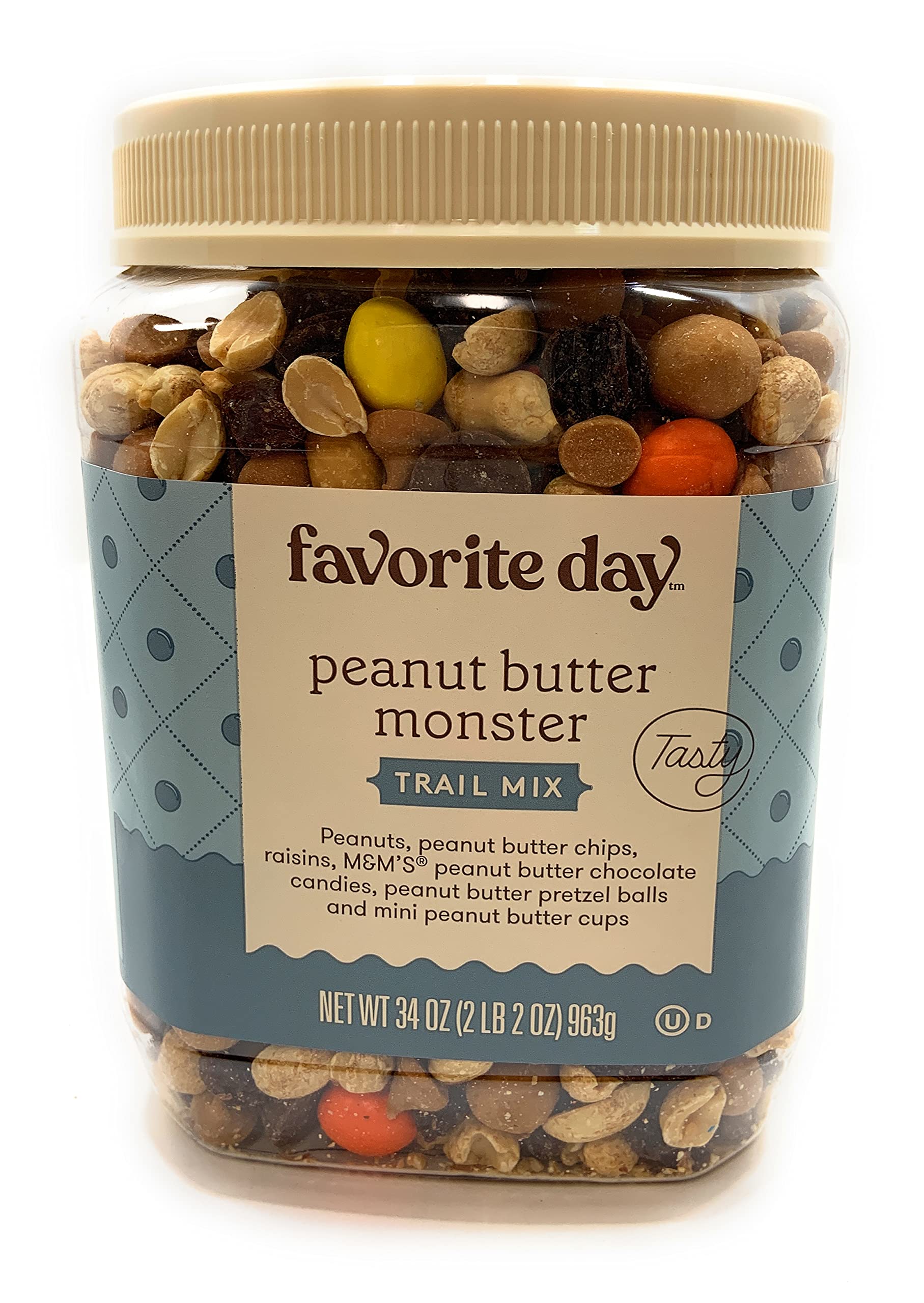 Favorite Day Peanut Butter Monster Trail Mix, 34 oz., 2.1 Pound (Pack of 1)