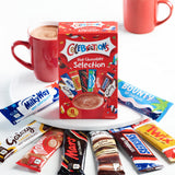 CelEBraTioNs Hot Chocolate Selection 8 x 25g. Falvours inc. Galaxy Caramel, Galaxy, Snickers, Maltesers Mars, Twix, MilikyWay. Imported from