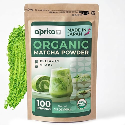 Matcha Powder for Latte, Smoothies and Recipes, Organic Japanese Matcha Powder, Culinary Grade Green Tea Powder 3.5 oz/100g ? USDA & JAS Organic by