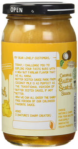 Nature's Charm Coconut Sauce Vegan and Gluten Free (Butterscotch)